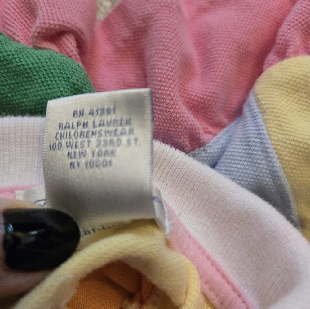 Ralph Lauren Multicolor Polo Collar Patchwork Dress